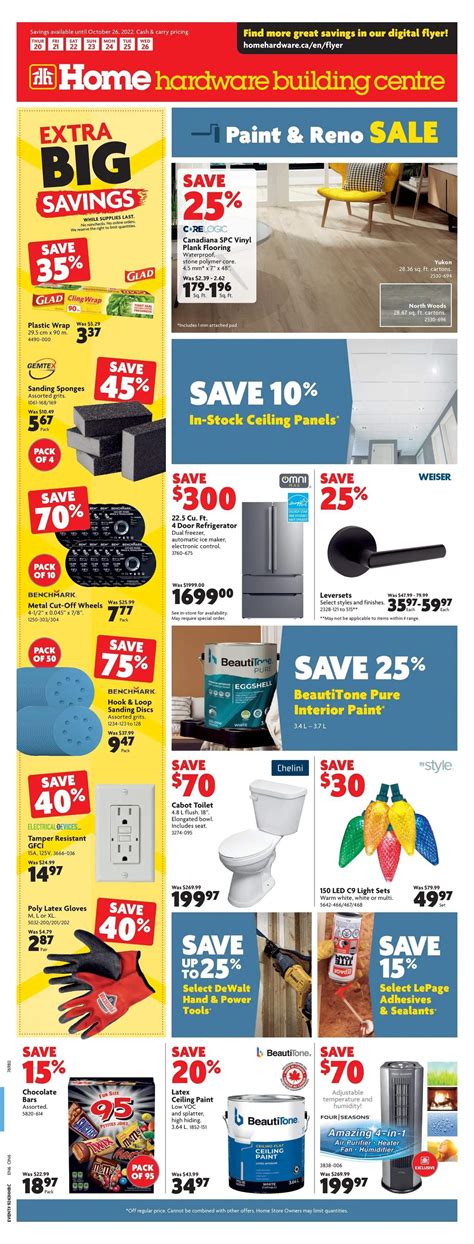 Home Hardware Building Centre ON Flyer October 20 To 26