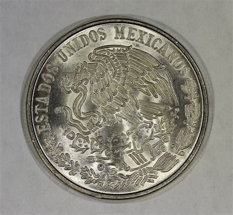 Mo Mexico Silver Cien Pesos Pesos Jose Morelos J Robinson