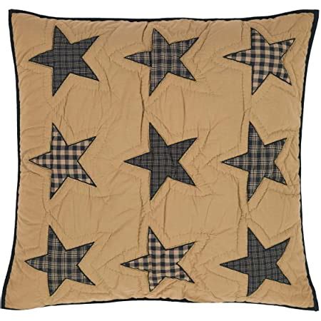 Amazon VHC Brands Check Star Cotton Primitive Bedding Hand Quilted