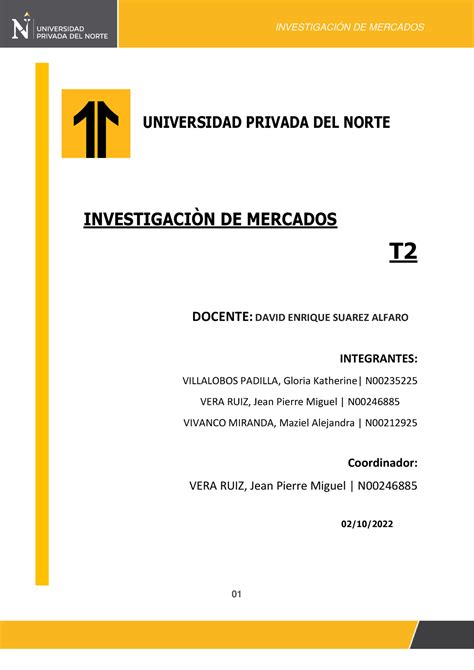 T Investigacion De Mercado Universidad Privada Del Norte