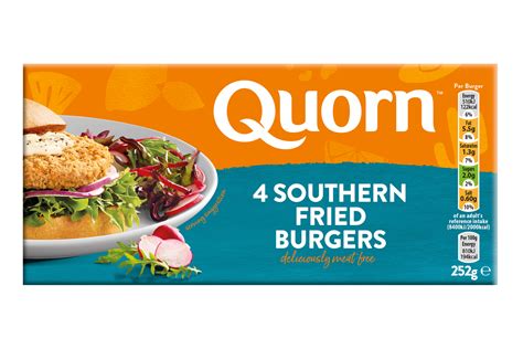 Quorn 4 Southern Fried Burgers Consort Frozen Foods