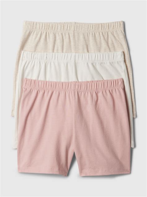 Kids Pull On Cartwheel Shorts 3 Pack Gap