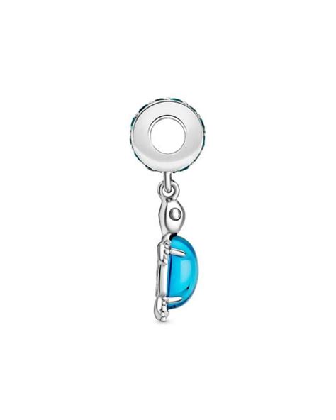 Pandora Crystals Murano Glass Sea Turtle Dangle Charm In Blue Lyst