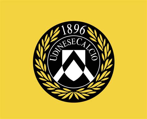 Udinese Calcio Club Symbol Logo Serie A Football Italy Abstract Design