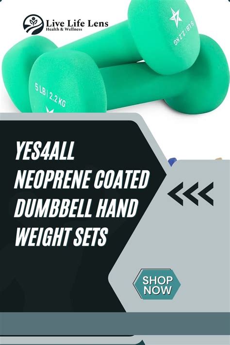 Yes4All Neoprene Coated Dumbbell Hand Weight Sets Of 2 Multiple