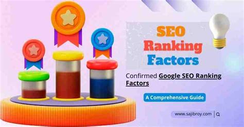 Top Confirmed Google Seo Ranking Factors In Updated