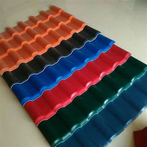 Insulation Resistance Spanish PVC Roof Tile Prices ASA UPVC Plastic