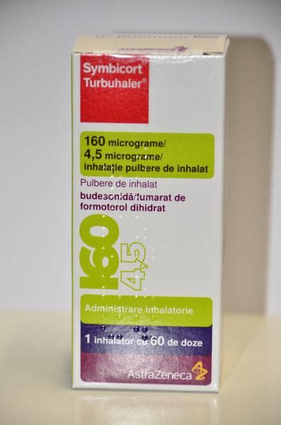 Symbicort Turbuhaler Prospect 160 4 5mcg X1 Pulbere Inhalatorie Ast