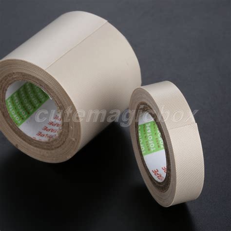 New Mm Ptfe Heat Resistant Fiberglass Fabric Adhesive Tape