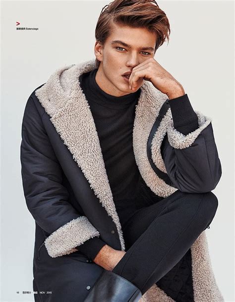 Jordan Barrett Tests Different Hairstyles For Harpers Bazaar China