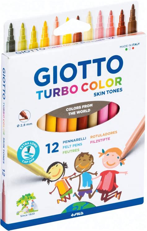 Giotto Pennarelli Turbo Color Skin Tones Pezzi