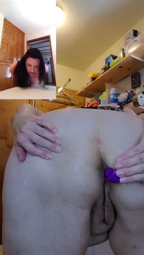 Dual View Butt Plug Insertion Then Tons Of Anal Play Glass Dildo Pussy Fucking And Orgasm