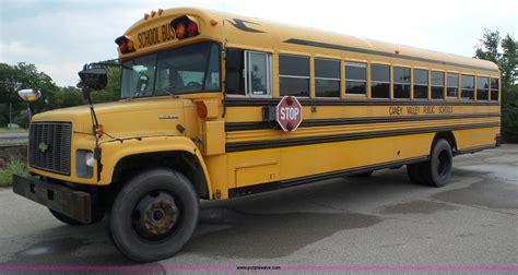 1999 Chevrolet School Bus In Ramona Ok Item Ag9188 Sold Purple Wave