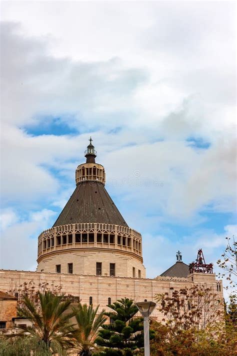 Basilica Of The Annunciation In Nazareth Israel Stock Image Image Of