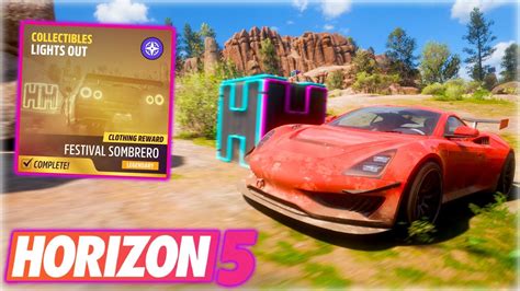 Forza Horizon Autumn Collectibles Lights Out Smash Horizon