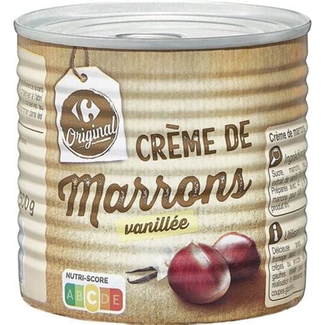 Cr Me De Marron Vanill E Carrefour Original Le Pot De G Prix