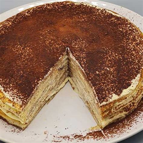 Gâteau De Crêpes Tiramisu De Bienvenue Sur Tatagateau Et Ses Recettes De Cuisine Similaires