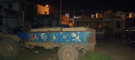 Two Tractor Trolleys Filled With Illegal Sand Caught अवैध रेत से भरी