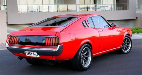 1970s Toyota Celica Perfectly Done Simple Red Body Drop And Nice