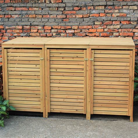 Outdoor Bin Storage For 3 Bins at Nicholas Cameron blog