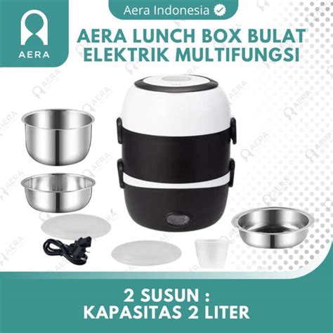 Jual AERA Electric Lunch Box 1 Liter Kotak Penghangat Makanan