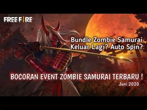 Bocoran Event Bundle Zombie Samurai Terbaru Garena Free Fire