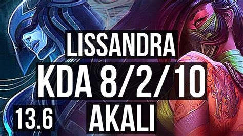 Lissandra Vs Akali Mid Games M Mastery Kr