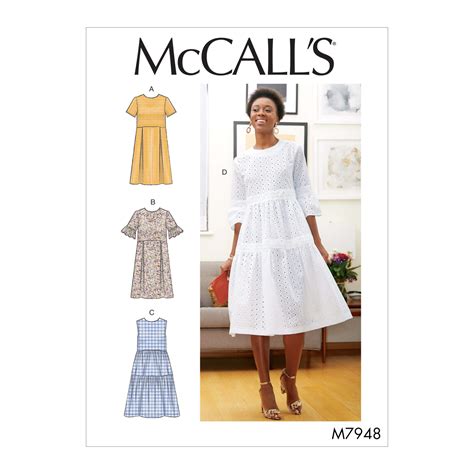 McCalls Sewing Pattern M7948 Misses Dresses Sewdirect