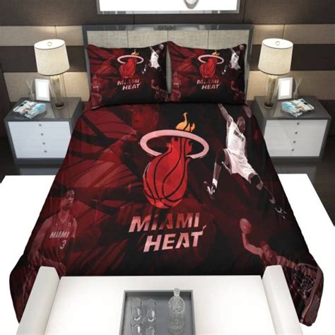 Nba Miami Heat Legend Dwyane Wade No Bedding Set V