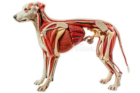 Anatomie Du Chien Montrant Le Visage Du Corps Et De La T Te Avec