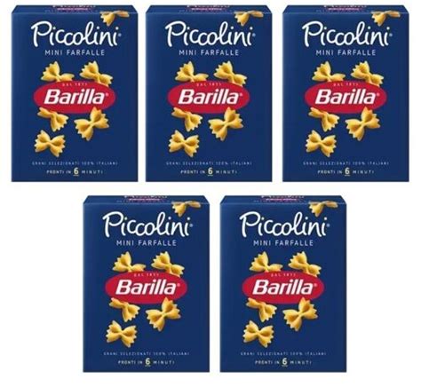 X Pasta Barilla Piccolini Mini Farfalle Nudeln G Pack Ebay