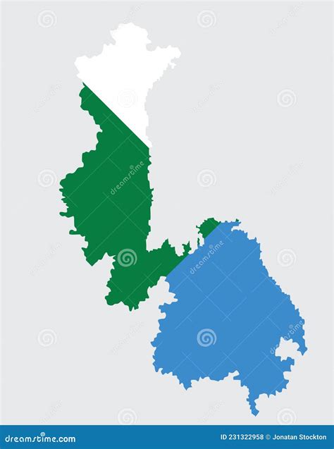 Khabarovsk Krai Map Vector | CartoonDealer.com #126732467