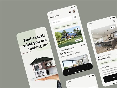 Dream house mobile app by Taras Migulko on Dribbble