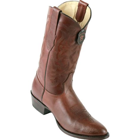 Shop Los Altos Mens Round Toe Goat Brown Cowboy Boot 653807 Save Now