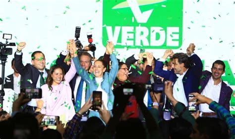 PVEM Reiteran Respaldo A Claudia Sheinbaum Con Entrega De Constancia