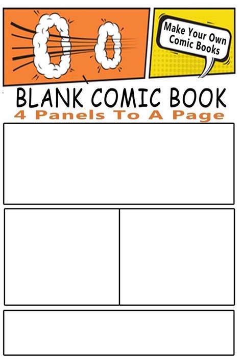 Make Your Own Comic Book Printable