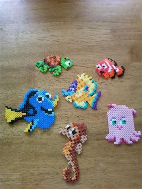 Finding Nemo Characters Perlwer Beads By Kaitlynn G Perler® Gallery