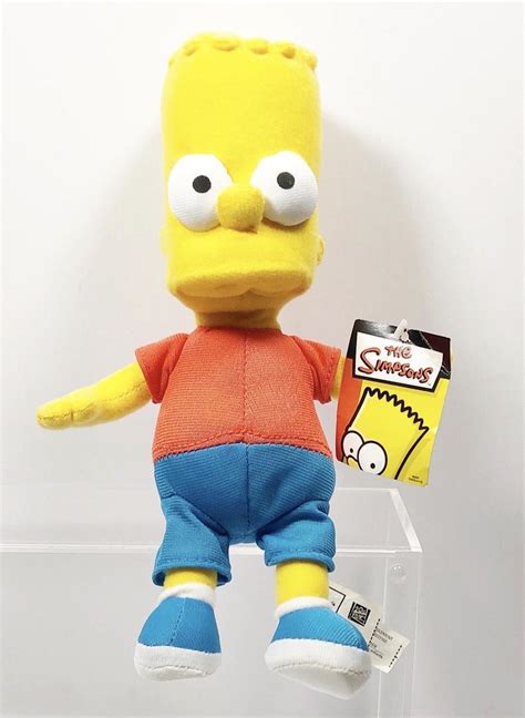 20th Century Fox The Simpsons Bart Simpson Nanco 2005 Plush Doll Figure 10” 1969908591