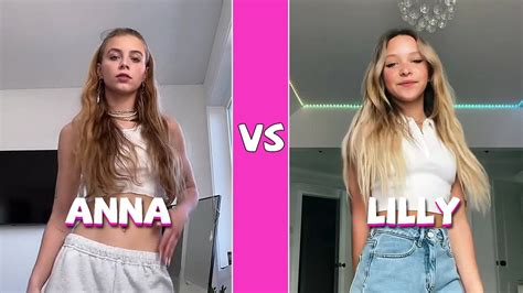 Anna Shumate Vs Lilly Ketchman Tiktok Dances Compilation Youtube