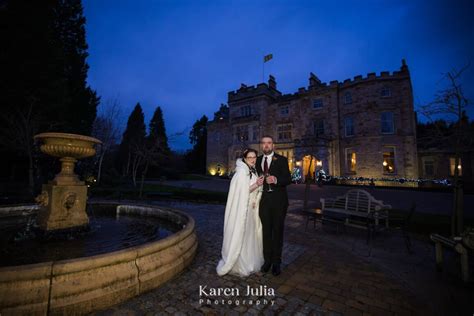 Romantic Outdoor Winter Wedding At Crossbasket Castle