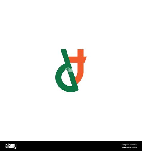 Alphabet Initials Logo Td Dt T And D Stock Vector Image Art Alamy