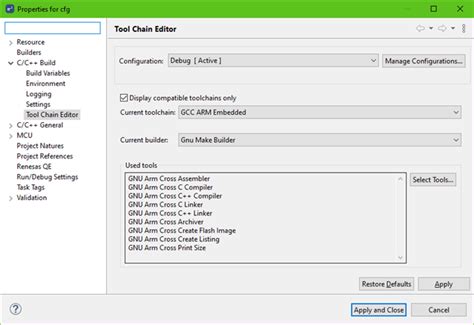 Renesas Toolchain Management Forum Ra Mcu Renesas Engineering