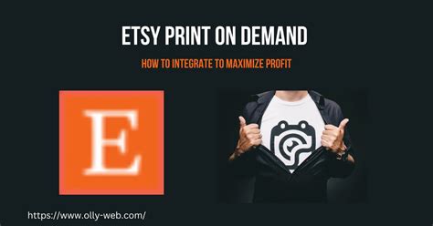 Etsy Print On Demand How To Integrate To Maximize Profit