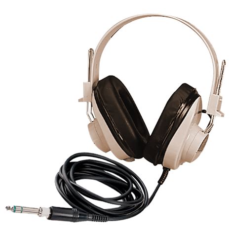 Califone 2924av Deluxe Monaural Headphones With 14 Plug