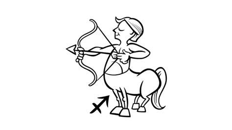 How To Draw Sagittarius Drawing Of Zodiac Sign Sagittarius Youtube