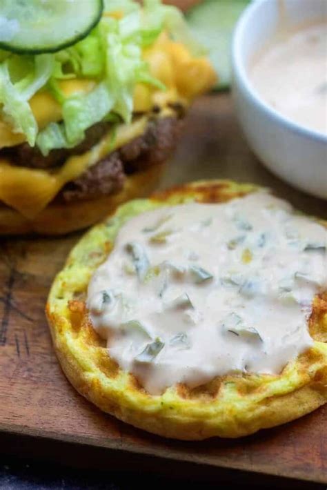 Big Mac Chaffle That Low Carb Life