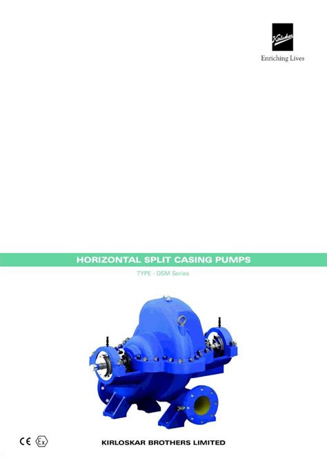 Pdf Horizontal Split Casing Pumps Kirloskar Pdf Filetype Dsm