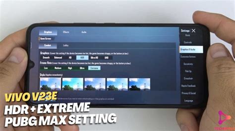 Vivo V E Test Game Pubg Mobile Max Setting Hdr Extreme With Gfx