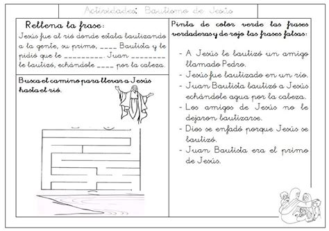 Recursos Catequ Ticos Para La Fiesta Del Bautismo Del Se Or