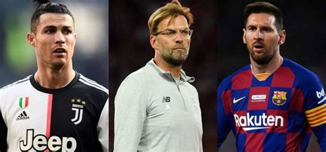 Leyendas Únicas Jürgen Klopp Eligió Al Mejor Entre Lionel Messi Y Cristiano Ronaldo Somos